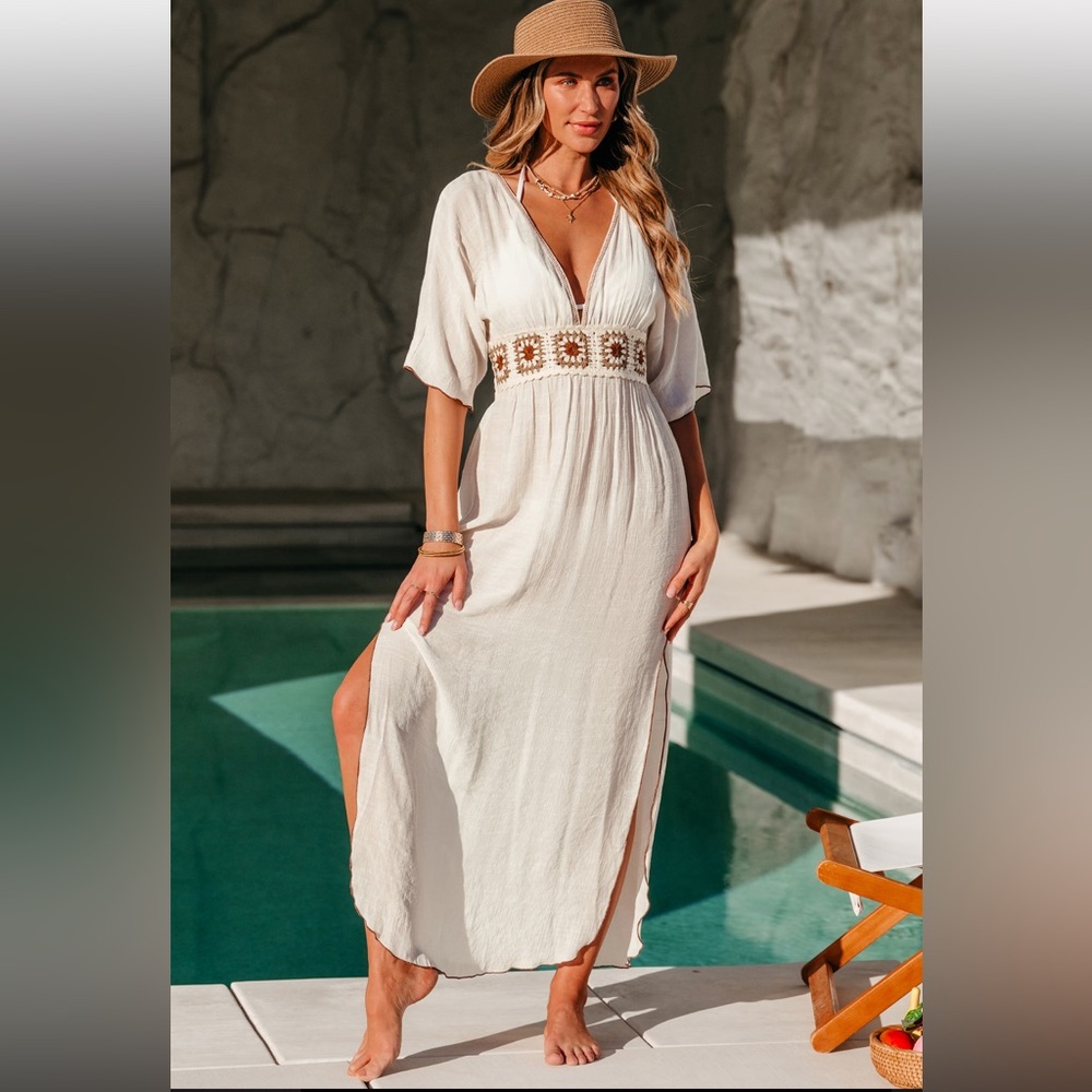 Cupshe Soft Breeze Cover-Up Maxi Dress